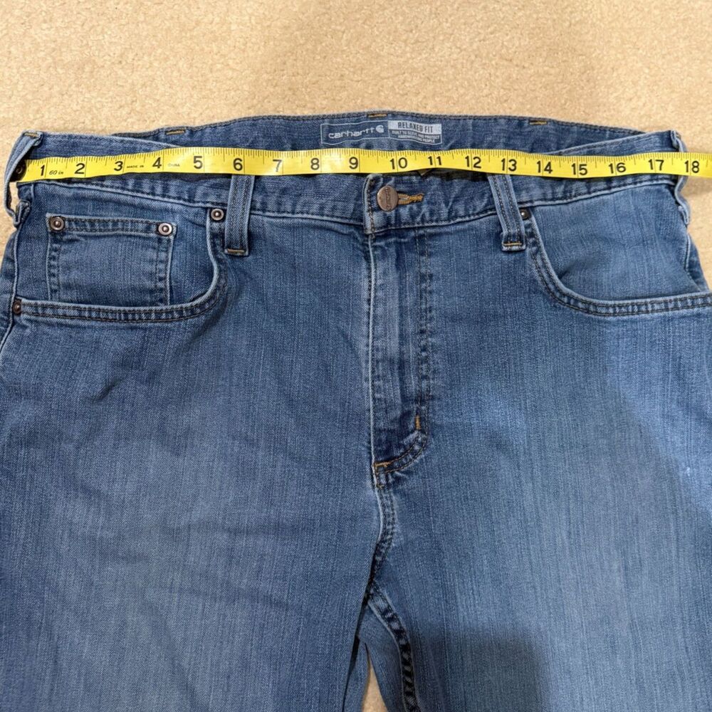 Carhartt Men's 36x32 Rugged Flex Relaxed Fit 5-Pocket Jeans Straight Leg - Picture 3 of 7